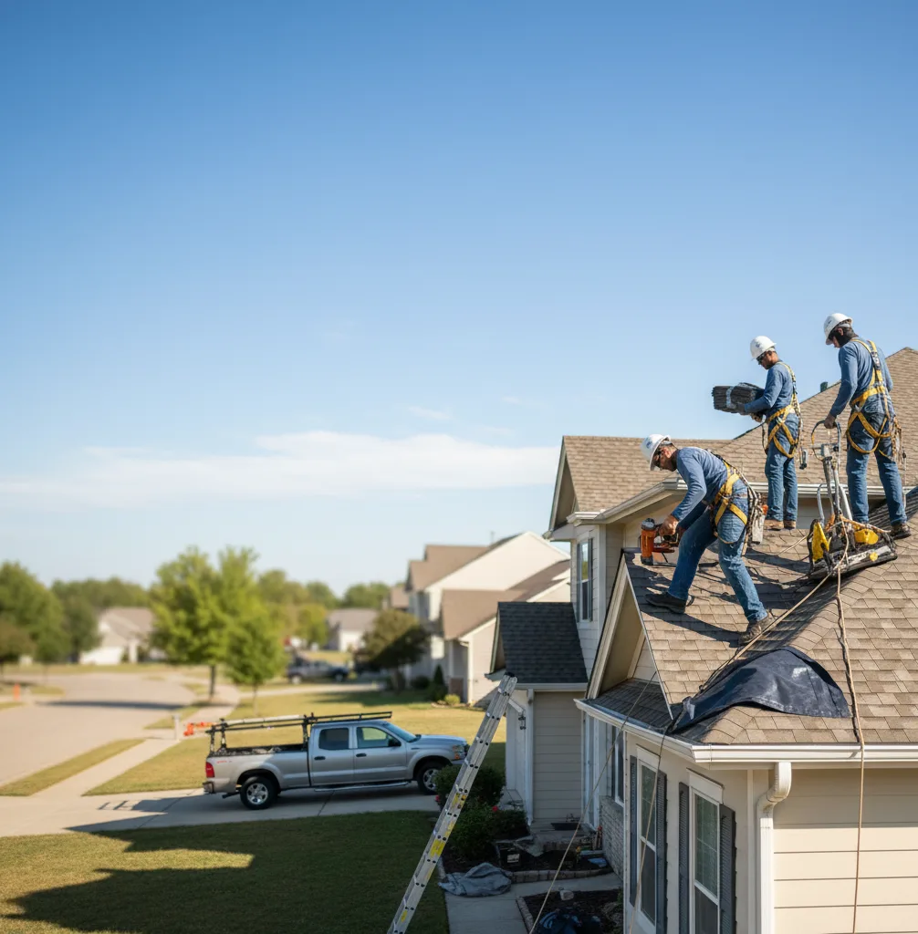 Roof Repair in Paradis
